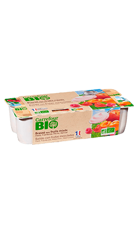 Brassé aux fruits mixés Carrefour Bio — photo du produit