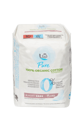 Serviettes Pure Night+ Carrefour Soft — photo du produit