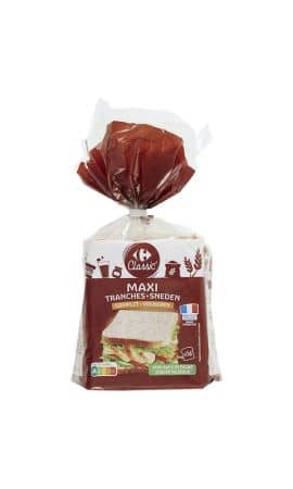 Pain de mie complet maxi tranches Carrefour Classic' — photo du produit