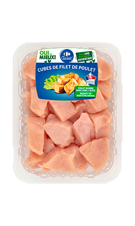 Cubes de filet de poulet Carrefour Classic' — photo du produit