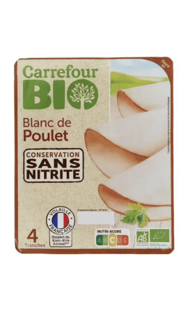 Blanc de poulet Carrefour Bio — photo du produit