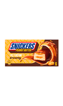 Barres glacées au beurre de cacahuète Creamy Snickers — photo du produit
