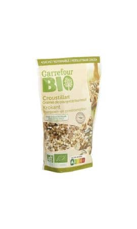 Céréales graines de courge et de tournesol Carrefour Bio — photo du produit