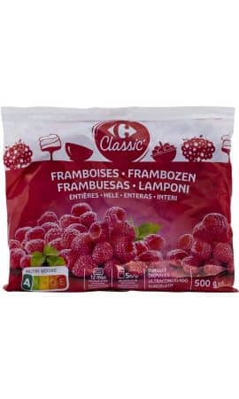 Framboises entières Carrefour Classic' — photo du produit