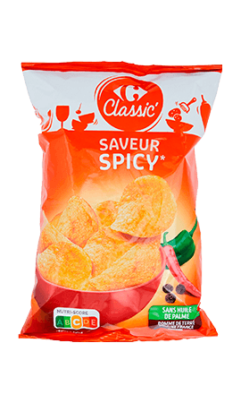 Chips saveur spicy Carrefour Classic' — photo du produit