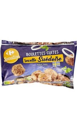 Boulettes recette suédoise Carrefour Sensation — photo du produit