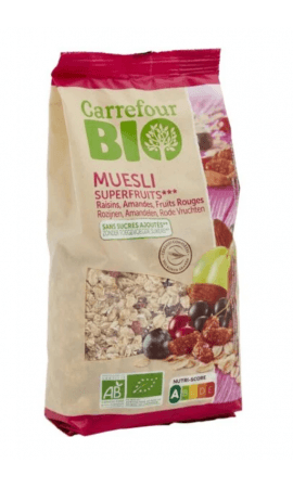 Muesli Superfruits Carrefour Bio — photo du produit