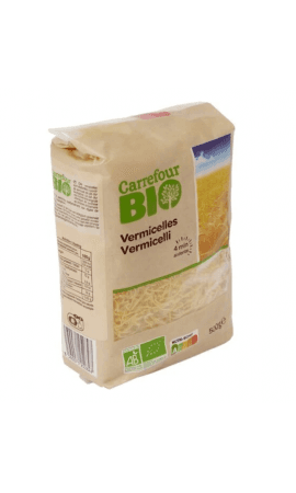 Pâtes bio vermicelles Carrefour Bio — photo du produit