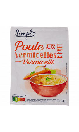 Soupe déshydratée de poule aux vermicelles Simpl — photo du produit