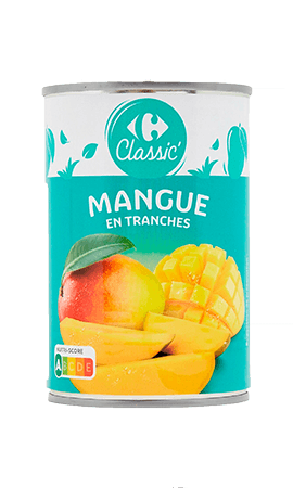 Mangue en tranches Carrefour Classic' — photo du produit