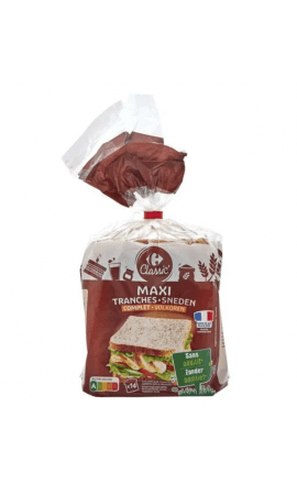 Pain de mie complet tranché Carrefour Classic' — photo du produit