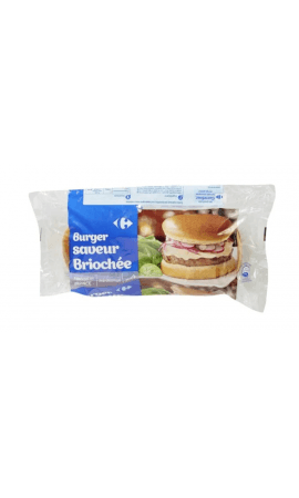 Pains burger saveur briochée Carrefour — photo du produit