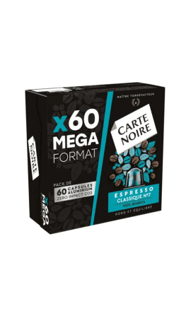 Café capsules Compatibles Nespresso Espresso °7 Carte Noire — photo du produit