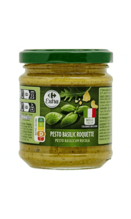 Sauce pesto basilic roquette Carrefour Extra — photo du produit