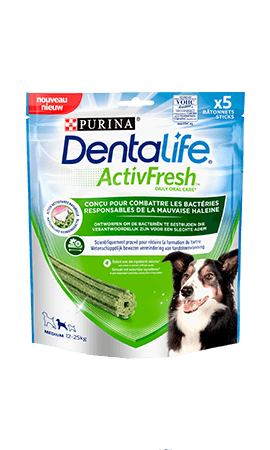 Stick pour chien Dentalife ActivFresh Medium (12-25kg) Purina — photo du produit