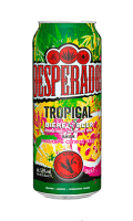 Bière Aromatisée au spiritueux Rhum, Fruit de la Passion, Citron Vert, Tropical DESPERADOS — photo du produit