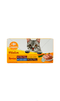 Pâtée pour chat Vitalive assortiment Carrefour Companino — photo du produit