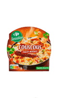 Plat cuisiné couscous poulet merguez Carrefour Sensation — photo du produit