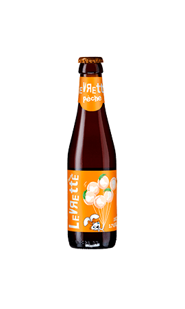 Bière Blanche pêche Levrette — photo du produit