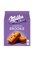 Gâteaux moelleux aux pépites de chocolat Choco Brookie MILKA — photo du produit