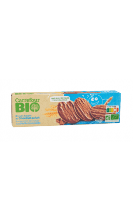 Biscuits chocolat au lait Carrefour Bio — photo du produit