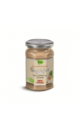 Nocciolata bianca pâte à tartiner bio aux noisettes Rigoni di Asiago — photo du produit
