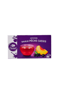 Infusion saveur pêche cassis Carrefour Classic' — photo du produit