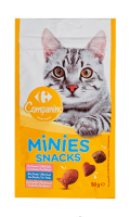Friandise pour chat snack aux poissons Carrefour Companino — photo du produit