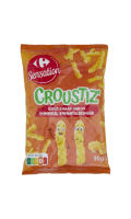 Biscuits apéritif crousti'z gout emmental Carrefour Sensation — photo du produit