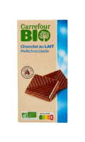 Chocolat au lait Carrefour Bio — photo du produit
