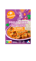 Plat cuisiné poulet tikka Carrefour Sensation — photo du produit