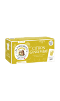 Infusion citron gingembre Les 2 Marmottes — photo du produit