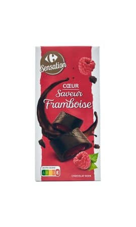 Chocolats coeur saveur framboise Carrefour Sensation — photo du produit