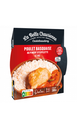 Poulet basquaise au piment d'Espelette et riz La Belle Chaurienne — photo du produit