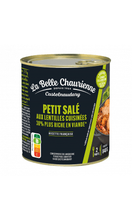 Petit salé aux lentilles 30% + riche en viande La Belle Chaurienne — photo du produit