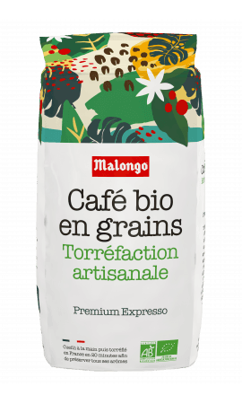 Café en grains Bio Malongo — photo du produit