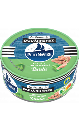 Émietté de Thon Mariné Basilic Petit Navire — photo du produit