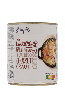 Plat cuisiné Choucroute garnie Simpl — photo du produit