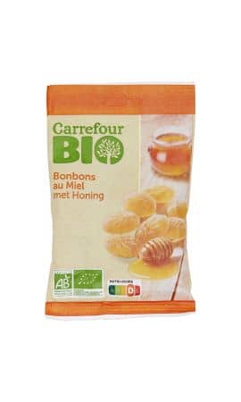 Bonbons bio au miel Carrefour Bio — photo du produit