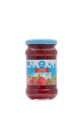 Confiture fraise allégée en sucres Carrefour Classic' — photo du produit
