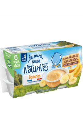 Mini Naturnes Banane Nestlé — photo du produit