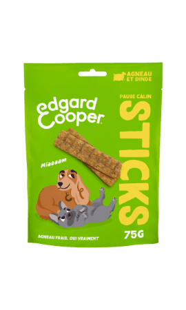 Sticks agneau et dinde pour chien adulte Edgard & Cooper — photo du produit