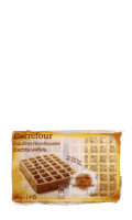 Gaufres moelleuses aux œufs frais poudrées Carrefour — photo du produit
