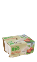 Yaourt Au Lait Entier Fraise Mixée Carrefour Bio — photo du produit