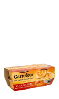 Flan nature aux œufs entiers frais Carrefour — photo du produit