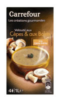 Velouté aux Cèpes et aux Bolets à la crème fraîche Carrefour Extra — photo du produit