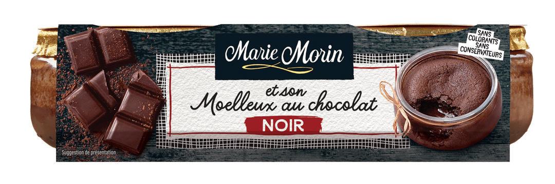 Moelleux au chocolat noir 2x120g — photo du produit