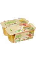 Compote Pomme Abricot Sans Sucres Ajoutés Bio Carrefour Bio — photo du produit