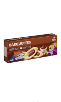 Biscuits barquettes choco noisette Carrefour Classic' — photo du produit