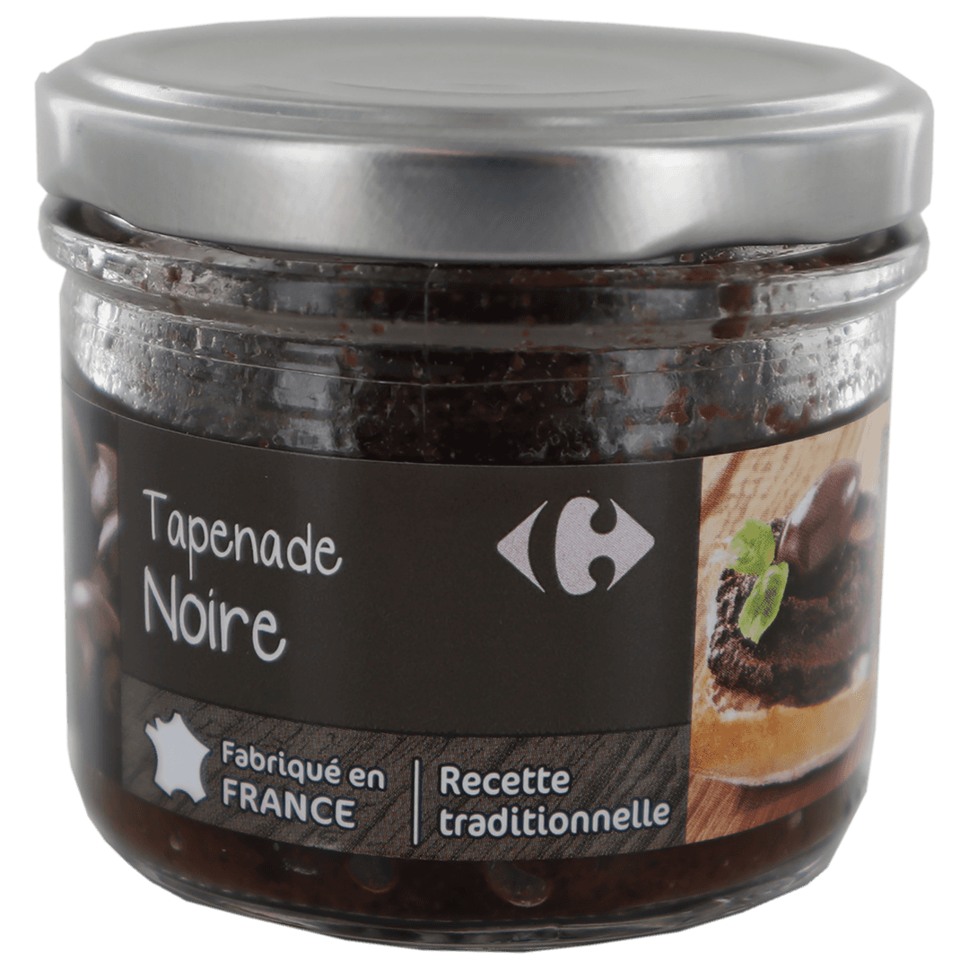 Tapenade Noire Carrefour Selection 100G — photo du produit
